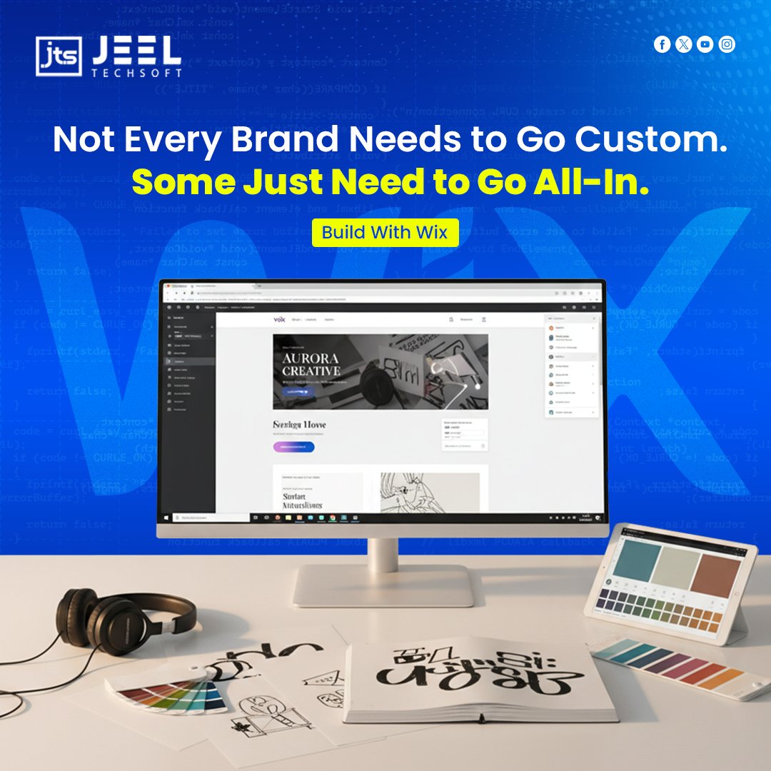JeelTechsoft's tweet image. Wix isn’t “basic.” It’s fast, flexible &amp;amp; powerful when used right. ⭐ At #JeelTechsoft, we turn Wix into custom-grade sites with animations, app integrations &amp;amp; brand-first design.
💬 Want a site that breaks rules &amp;amp; still converts?
👉 jeeltechsoft.com/web-developmen…

#WixWithAttitude #Wix