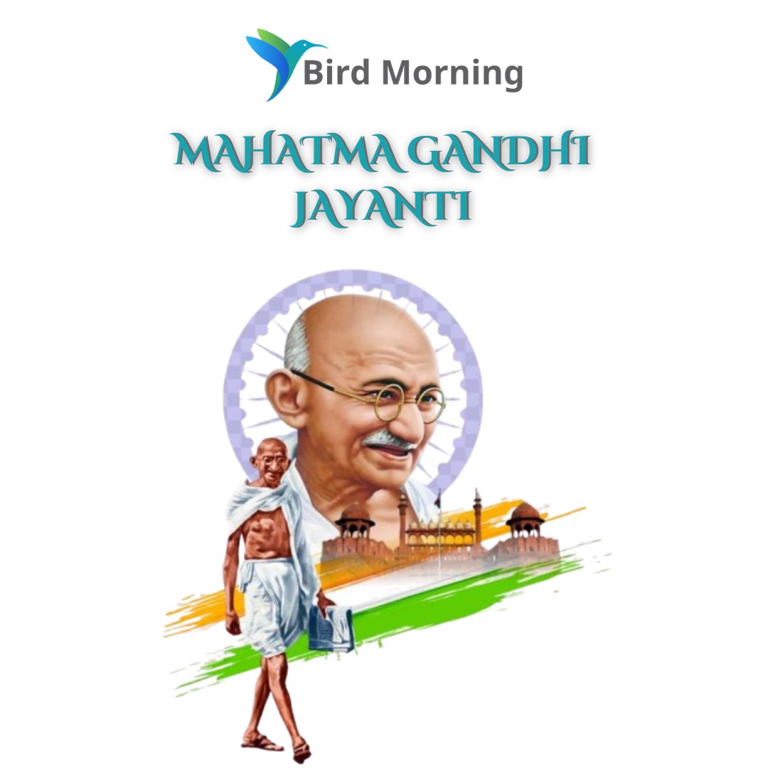 On this Gandhi Jayanti, <a href="/BirdMorning19/">Birdmorning Solutions Pvt. Ltd.</a> honors the values of truth, peace, and non-violence 🙏 Let’s build a brighter future together. ✨
#GandhiJayanti #MahatmaGandhi #Peace #Truth #NonViolence #gandhibapu #birdmorning #birdmorningsolutions #India