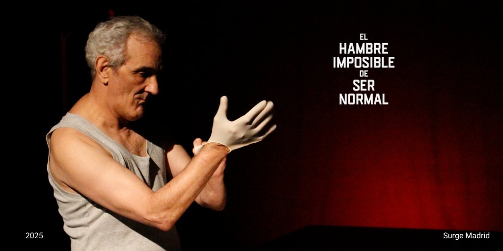 El hambre imposible de ser normal

Mañana y el viernes a las 19:30h!!

Entradas: teatrodelbarrio.com/el-hambre-impo…

#Cultura #Lavapiés #Teatro #SurgeMadrid2025