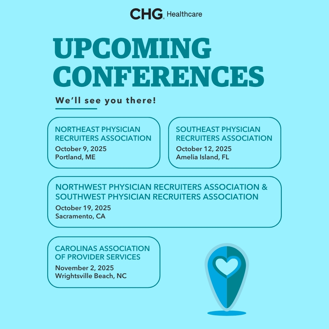 We're headed to these conferences and hope to see you there! 👋 Make sure to swing by our booth to chat about staffing solutions for your organization. 💬

#NEPRA #SEPRA #CAPS #NWPRA #SWPRA #HealthcareStaffing