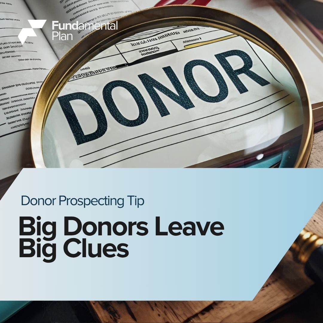 MHSternFund's tweet photo. Want to find your next major donor?
Start by looking around your community: donor walls, event sponsors, building dedications—they're all full of prospect gold.
#FUNDamentalPlan #ProspectingTips #MajorDonors #NonprofitFundraising #CommunityWealth https://t.co/xkJ3jFEa4S