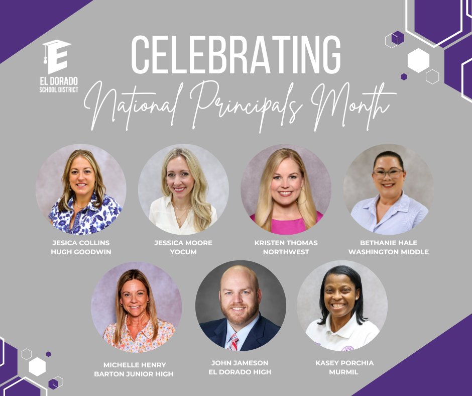October is National Principals Month! We’re celebrating our amazing principals all month long for the difference they make in our schools every day. 💜