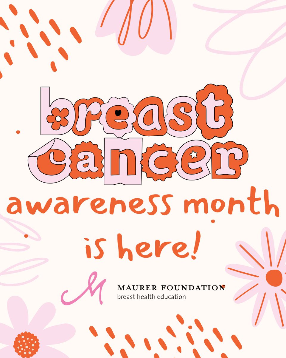 October is Breast Cancer Awareness Month! At The Maurer Foundation, we believe education is the first step toward risk reduction and early detection. All month long, we’ll be sharing life-saving tips, inspiring stories, and ways you can take action for your breast health.