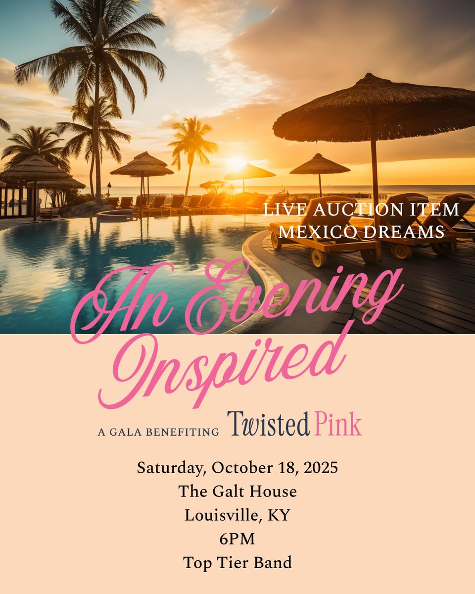 twistedpinkorg's tweet image. Today is the start of BCAM, and we know many of you are dreaming of a hiatus to Mexico!  Our Golden Ticket raffle is your chance!  Only 125 tickets will be sold and one winner will be selected to choose a LIVE auction items at the gala. loom.ly/GJDLYAg