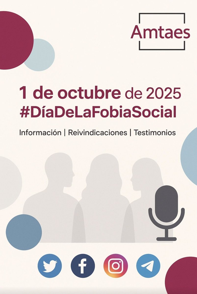 AMTAES's tweet photo. #DiaDeLaFobiaSocial
#AMTES
https://t.co/NwnipAue5I https://t.co/D0roteRnmj