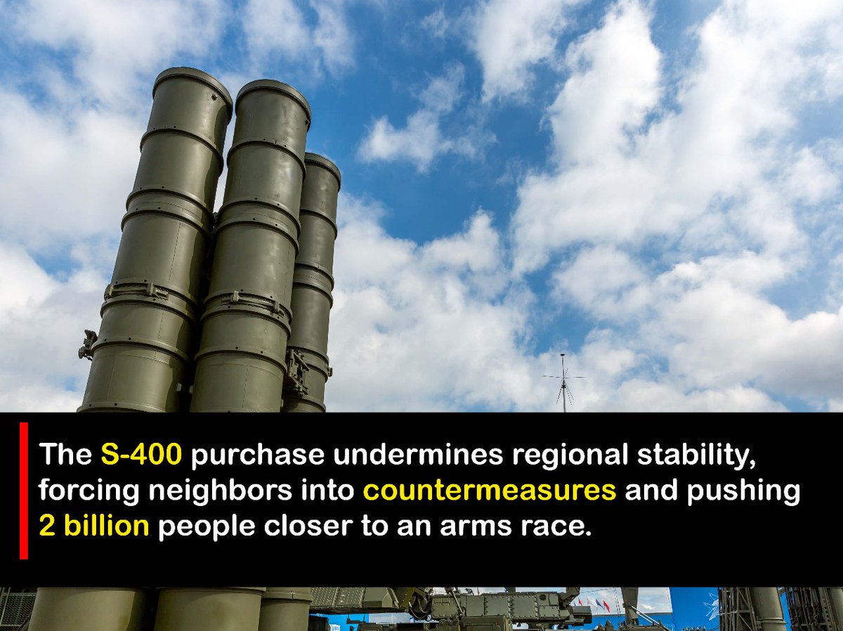 SiyasiAinak's tweet image. With nuclear warheads, ballistic missiles, and now S-400 systems, India’s trajectory signals escalation, not peace. What South Asia needs is dialogue. 🤝 #ArmsRace #PeaceNotWar #StrategicStability