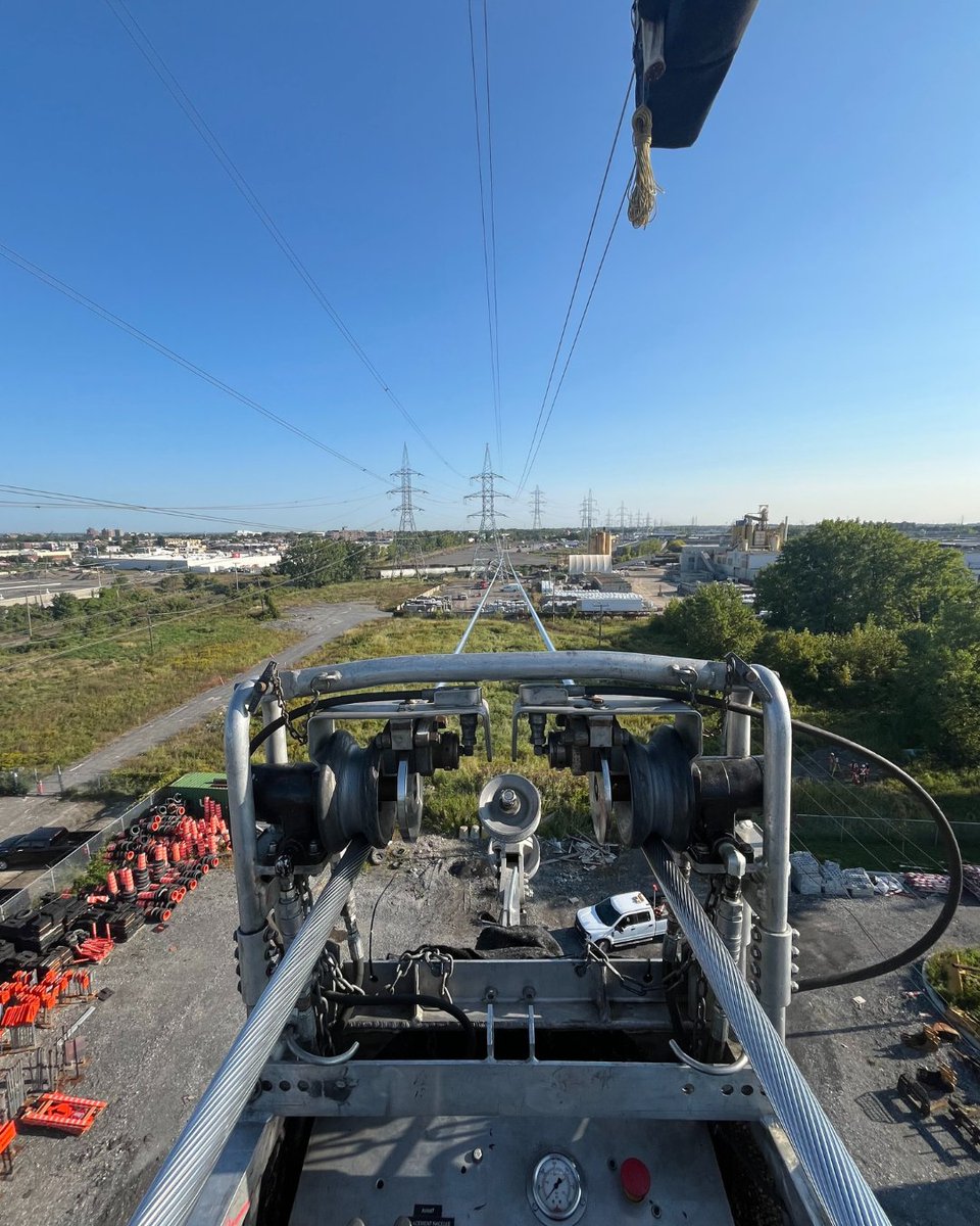 From the spacer buggy seat, this is the view that keeps the lights on. What’s your office view on the line? 🔧

Submit your photo to be featured.
form.123formbuilder.com/6847639/linewo…

#Tallmanequipment #featured #storms #photo #linemanpride #linemanstrong