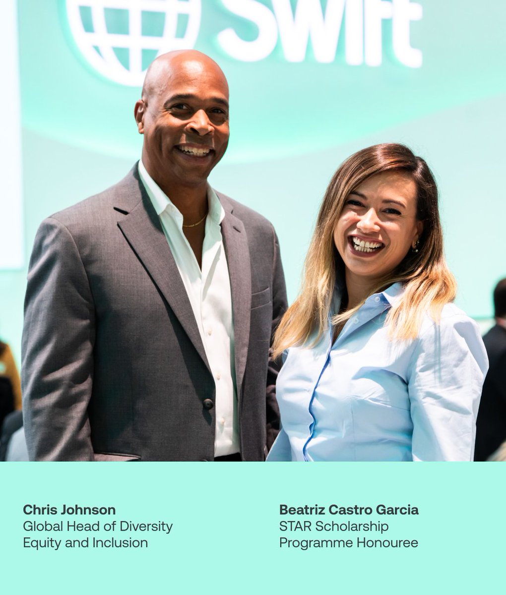swiftcommunity's tweet image. Swift is a proud sponsor of the STAR scholarship, a vital initiative that recognises, among other people, champions of equal gender representation. 

👏 This year, Swift’s Beatriz Castro García is an honouree. She shared her thoughts with us about women in the workplace and what…