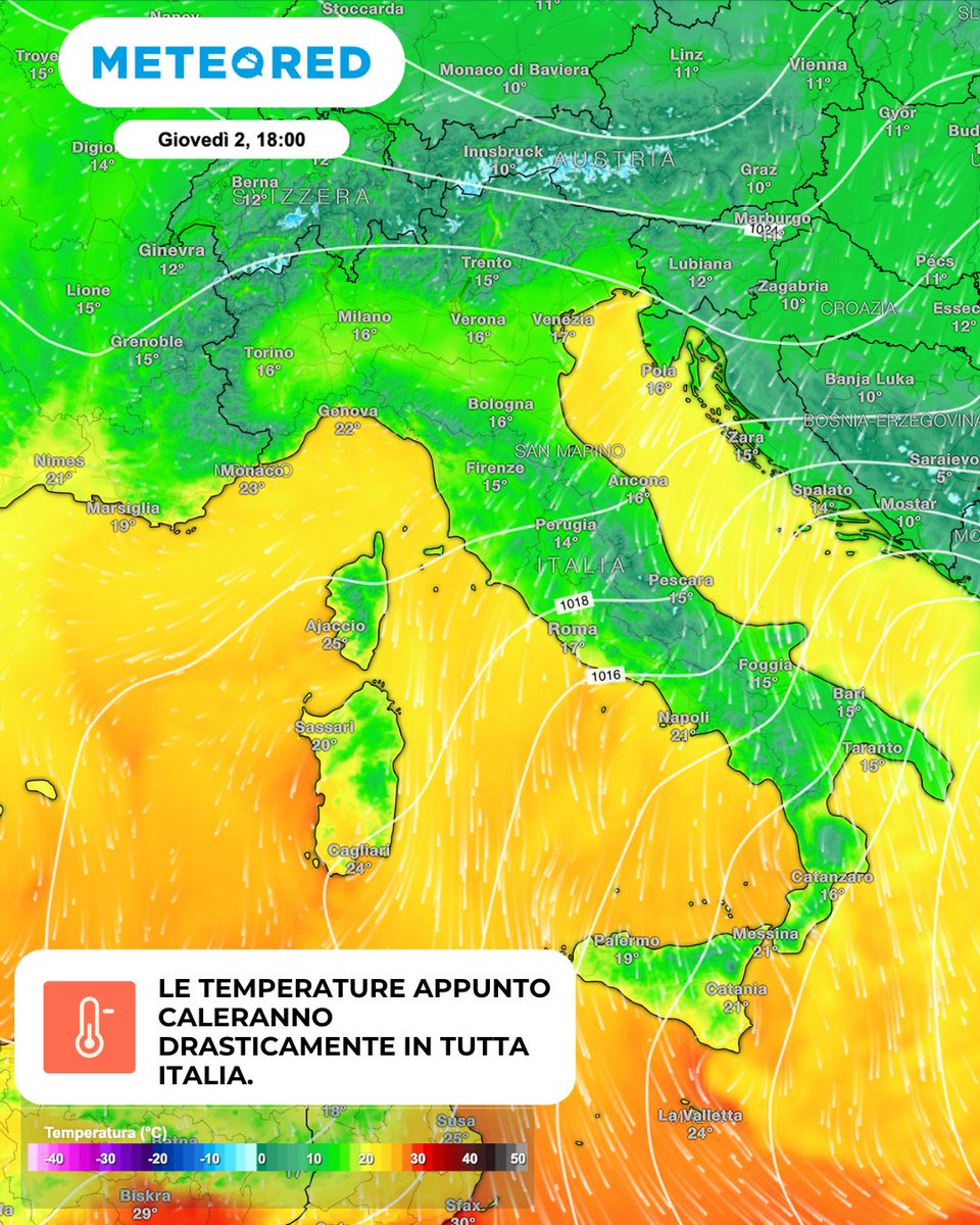 meteoredit's tweet image. Ecco le #mappe dell'arrivo di una nuova perturbazione e i crolli termici nei prossimi giorni. 🥶

🗞️ Ultime previsioni #meteo: f.mtr.cool/gxaqugznpj