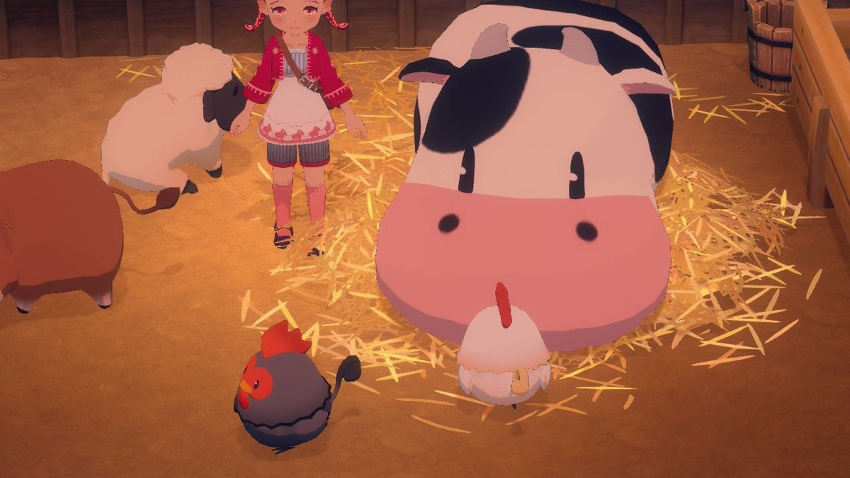 wantanbba's tweet photo. 牧場物語、9/27からやり始めました！
牧場主としての生活
毎日楽しい🐮
カウベル欲しい…🔔
#牧場物語 #そよかぜベストスナップ https://t.co/OI2jFJA8eg