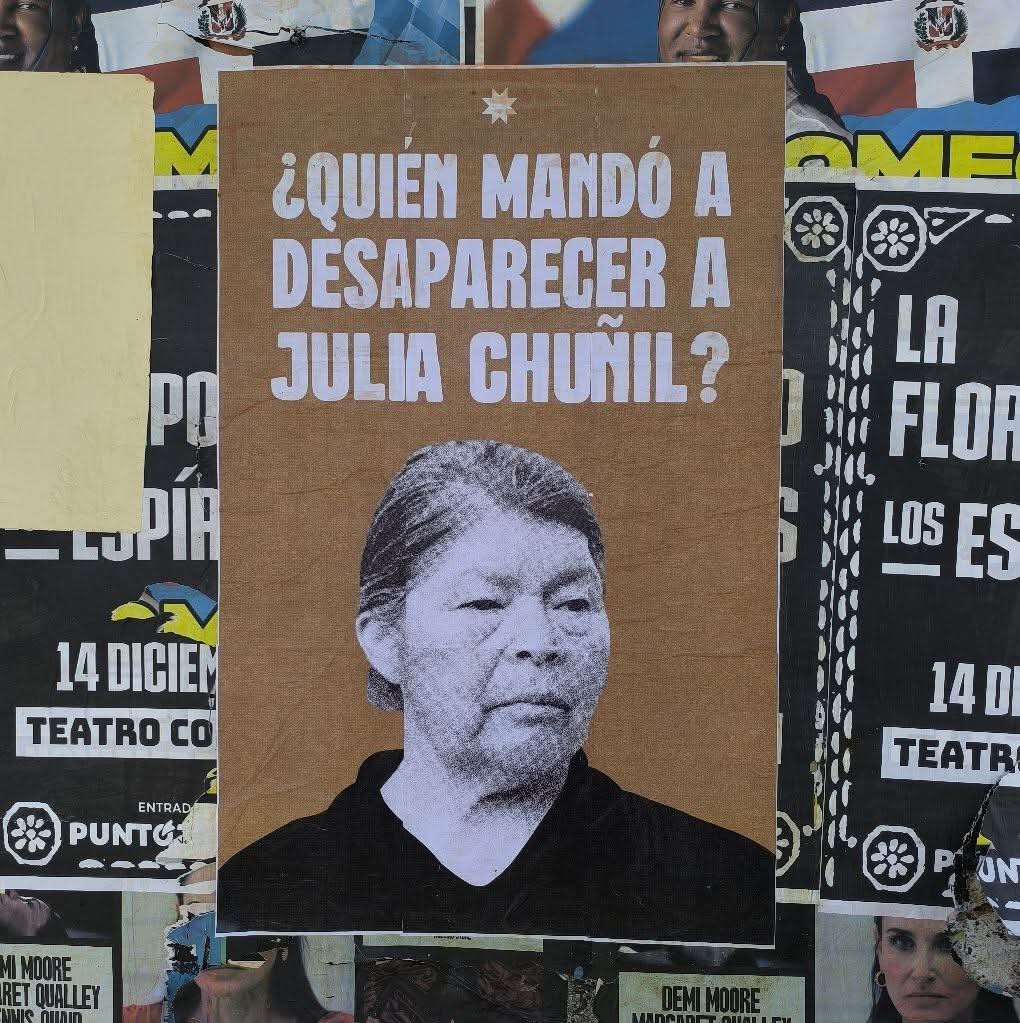 A Julia Chuñil la quemaron!
#JusticiaParaJuliaChuñil