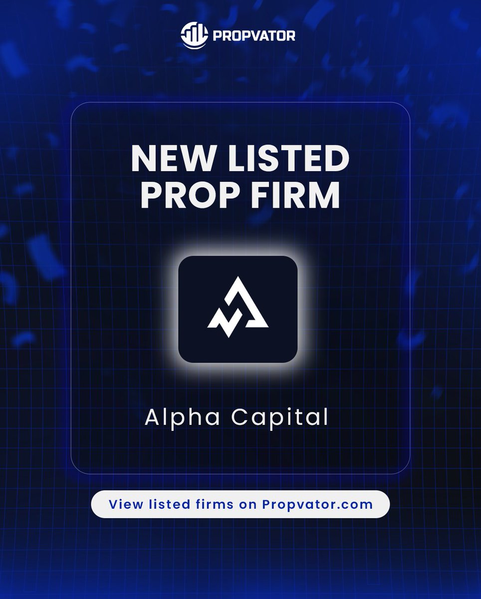 <a href="/AlphaCapitalUK/">Alpha Capital Group</a> is now listed on Propvator.com! ✅

Alpha Capital has been one of the top prop firms in the industry for several years. And you can use them as a reliable choice.

Visit propvator.com/alpha-capital for exclusive discounts, offers and more information about