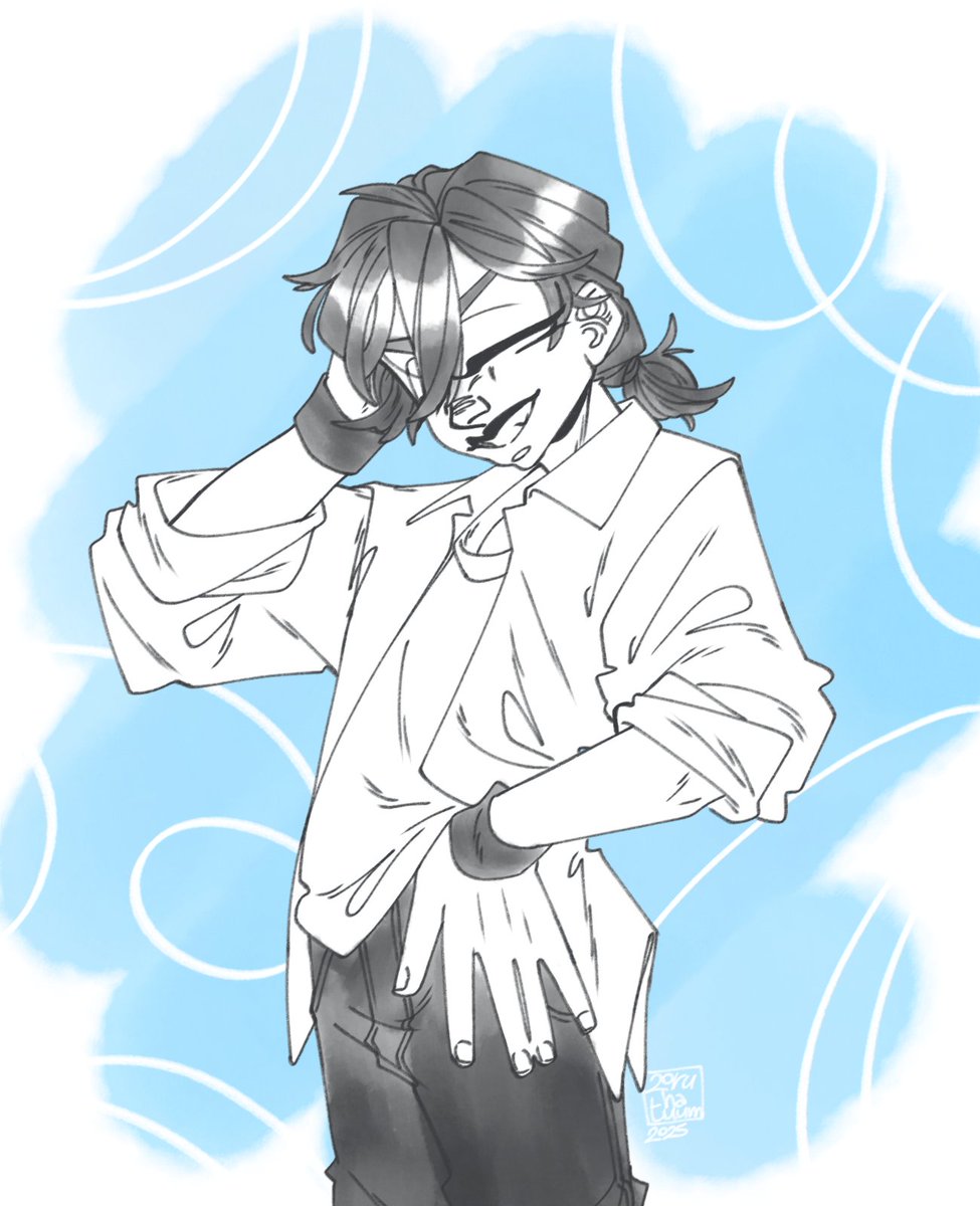 Folloctober day 1 - Senpai #prettyboytober #Inktober #GACHIAKUTA 🚯