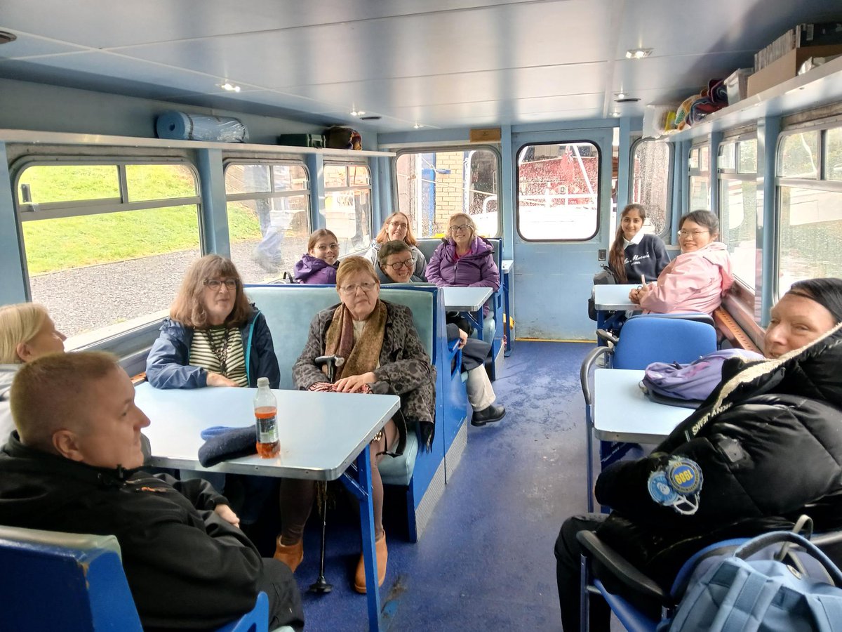 NLCAdultLearn's tweet photo. Motherwell and Airdrie groups went on a sailing trip on the Forth and Clyde Canal.
Both groups had a brilliant time and some learners had never been on a boat before.
The seagull trust volunteers made everyone feel welcome and at ease. #BecauseOfCLD #AdultLearningMatters https://t.co/PYIdz9RAXC