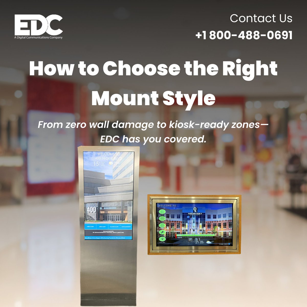marketingedc35's tweet image. 🏢 Need fast, functional signage?
EDC kiosks = ADA-compliant, plug-and-play, zero tools needed.
Perfect for modern lobbies &amp;amp; open spaces.

📲 Explore options—link in bio.

#DigitalKiosk #SmartSignage #FacilityTech #EDC #PlugAndPlay #ADACompliant #SignageUpgrade #ModernWayfinding