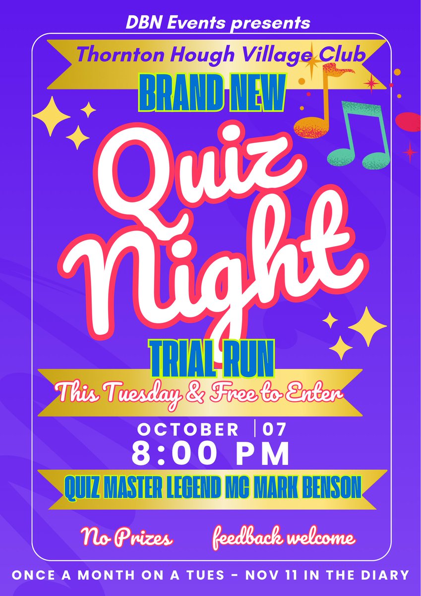 DBN Events - Thornton Hough Village Club & Beyond tweet media