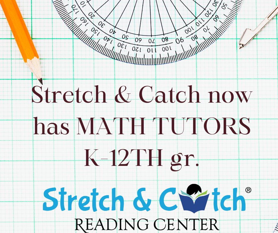 stretchandcatch's tweet image. Stretch &amp;amp; Catch continues to GROW!  We now offer math sessions from K-12th grade! 
Visit our website:
stretchandcatch.com
#mathhelp #stretchandcatchmath #highschoolmath #middleschoolmath #elementarymath