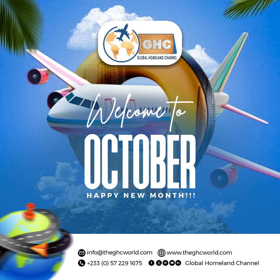 Theghcworld's tweet photo. Hello, October! 🍂✈️ A new month, new destinations, and new adventures waiting to be discovered. At @Theghcworld , we take you on a journey to explore the beauty, culture, and wonders of the world right from your screen. 🌍📺 #HappyNewMonth #HelloOctober #TravelWithUs #TourismTV https://t.co/wsNmhtLZng