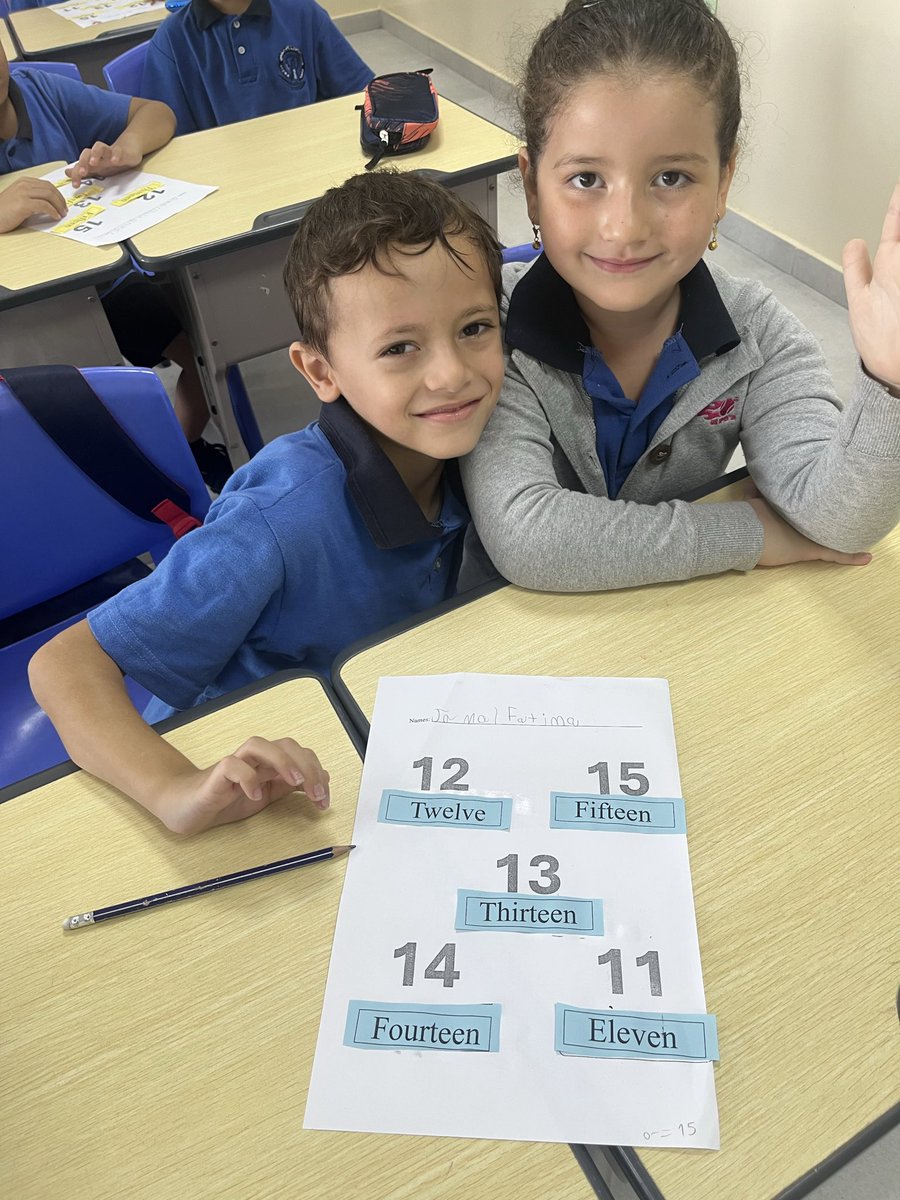 Monamaanieh11's tweet image. Learning numbers, building confidence 💙 So proud of my students for tackling today’s matching activity with smiles and teamwork!

#math #learning
@FawziehHn @MakAishaSchool