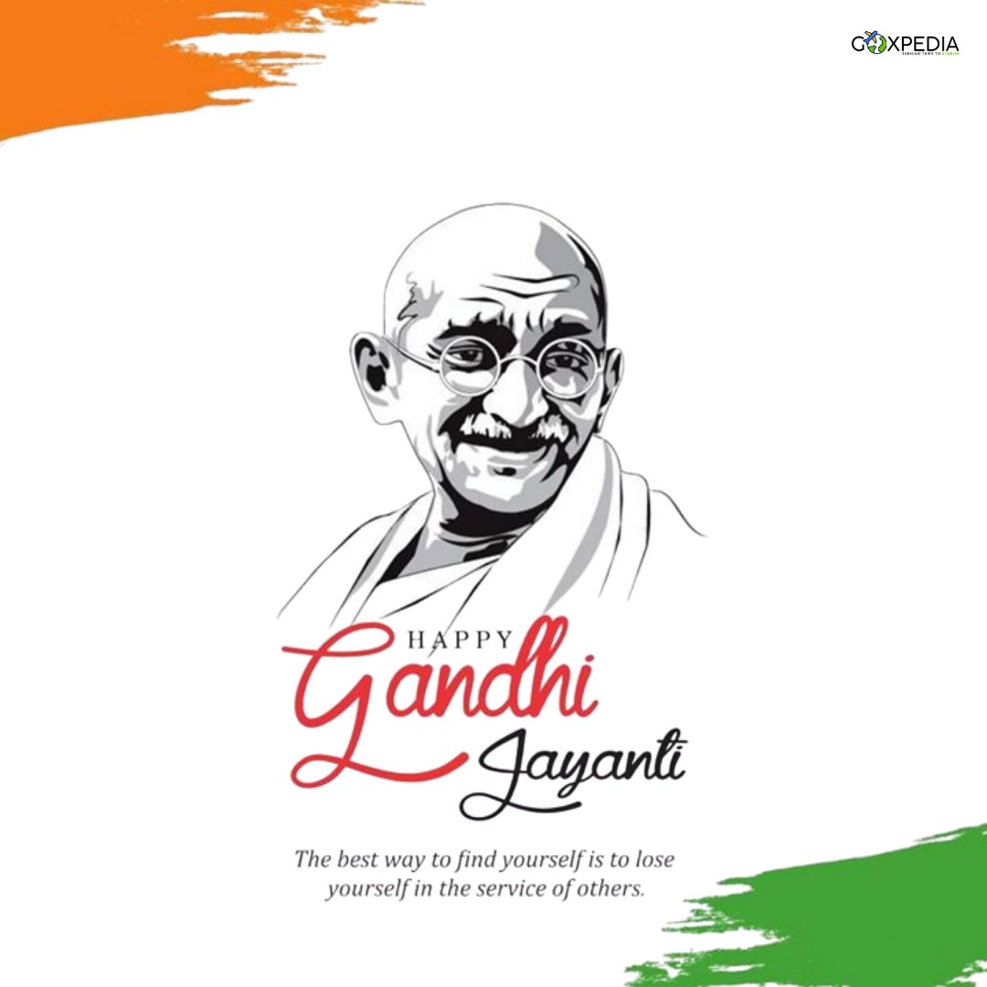 GoXpedia's tweet photo. Let’s spread kindness, unity &amp; non-violence today and every day. 🌍 #GandhiJayanti  #Bapu #LifeLessons https://t.co/8aFkgr60jL