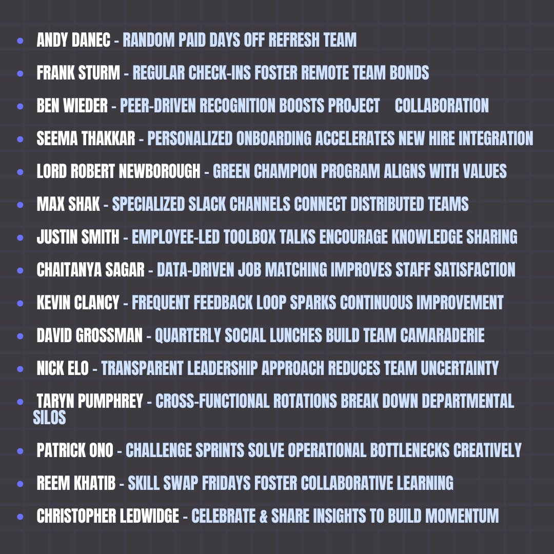 cplusapp's tweet image. Keeping employees engaged isn’t about one-off perks—it’s about consistent actions that build trust, belonging, and motivation. Here are 14 real strategies leaders use.

👉 Which of these 14 strategies would YOU try first in your workplace? 💬👇

#workplace