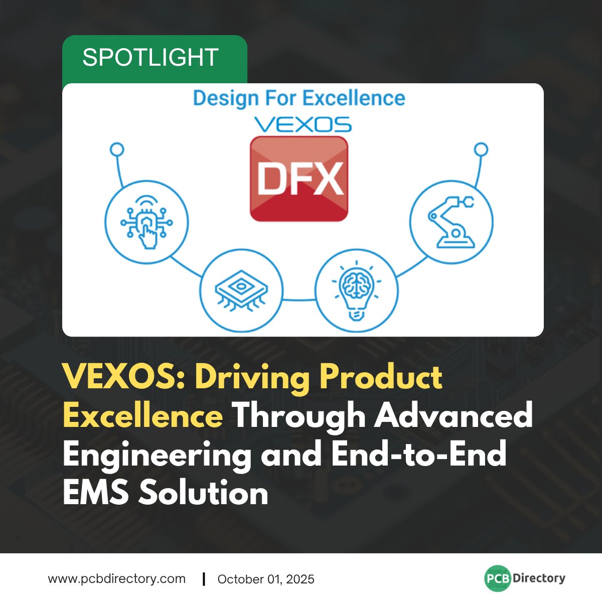 PCB_Directory's tweet image. VEXOS is setting new benchmarks in advanced engineering with its Design for Excellence (DFX) approach.

Read More: ow.ly/MyNS50X4Svh

#VEXOS #DFX #EMS #EngineeringExcellence #PCBDesign