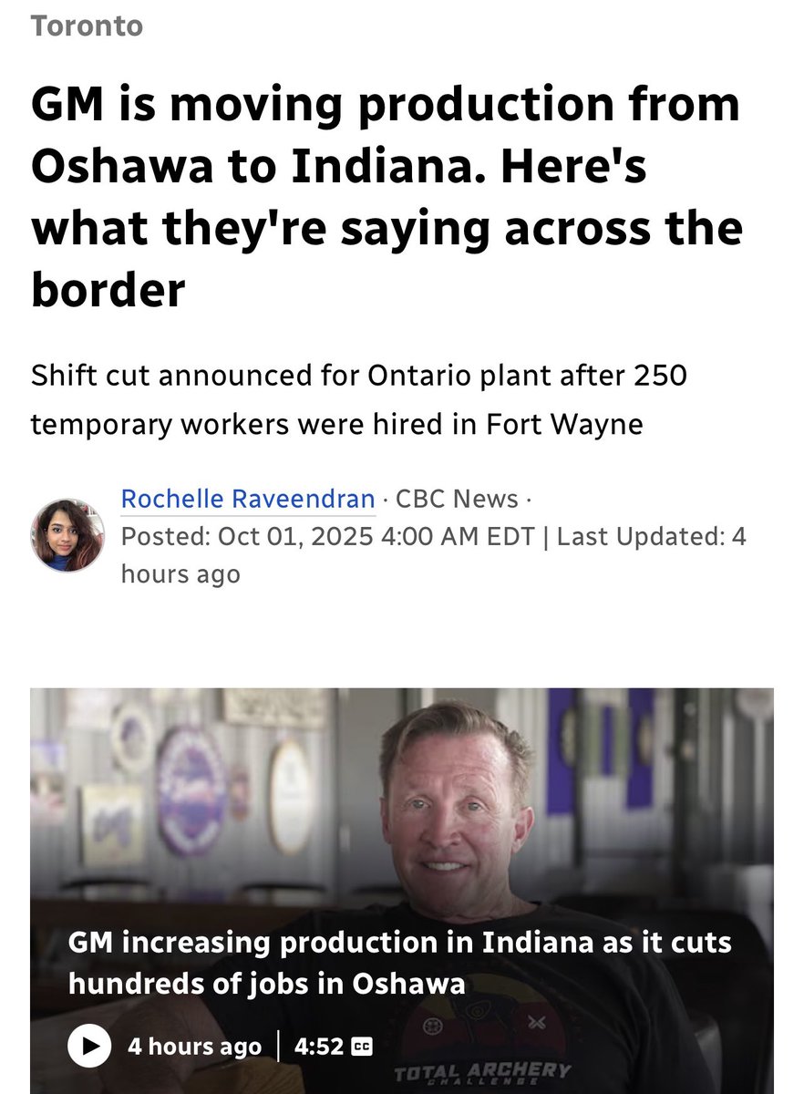 L’effet Mark Chooney!

Une très petite usine GM de moins en Ontario. 

Bonne chance!

*