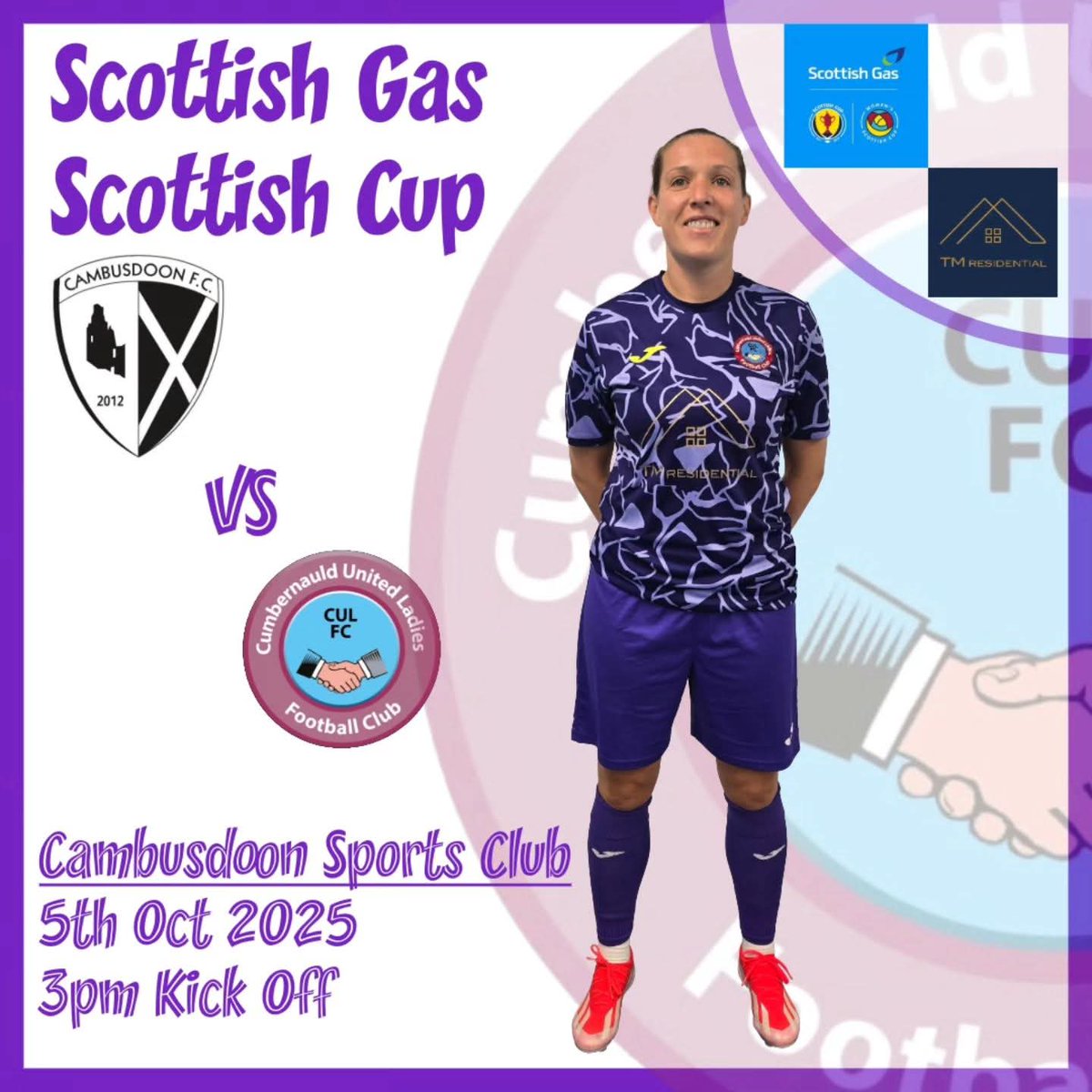 Cumbernauldlfc's tweet photo. Our 11s are on the road again this Sunday when we take on @CambusdoonLFC in the Womens @ScottishCup

Come along and show your support 🩵💜 https://t.co/vEw5hwJwmS