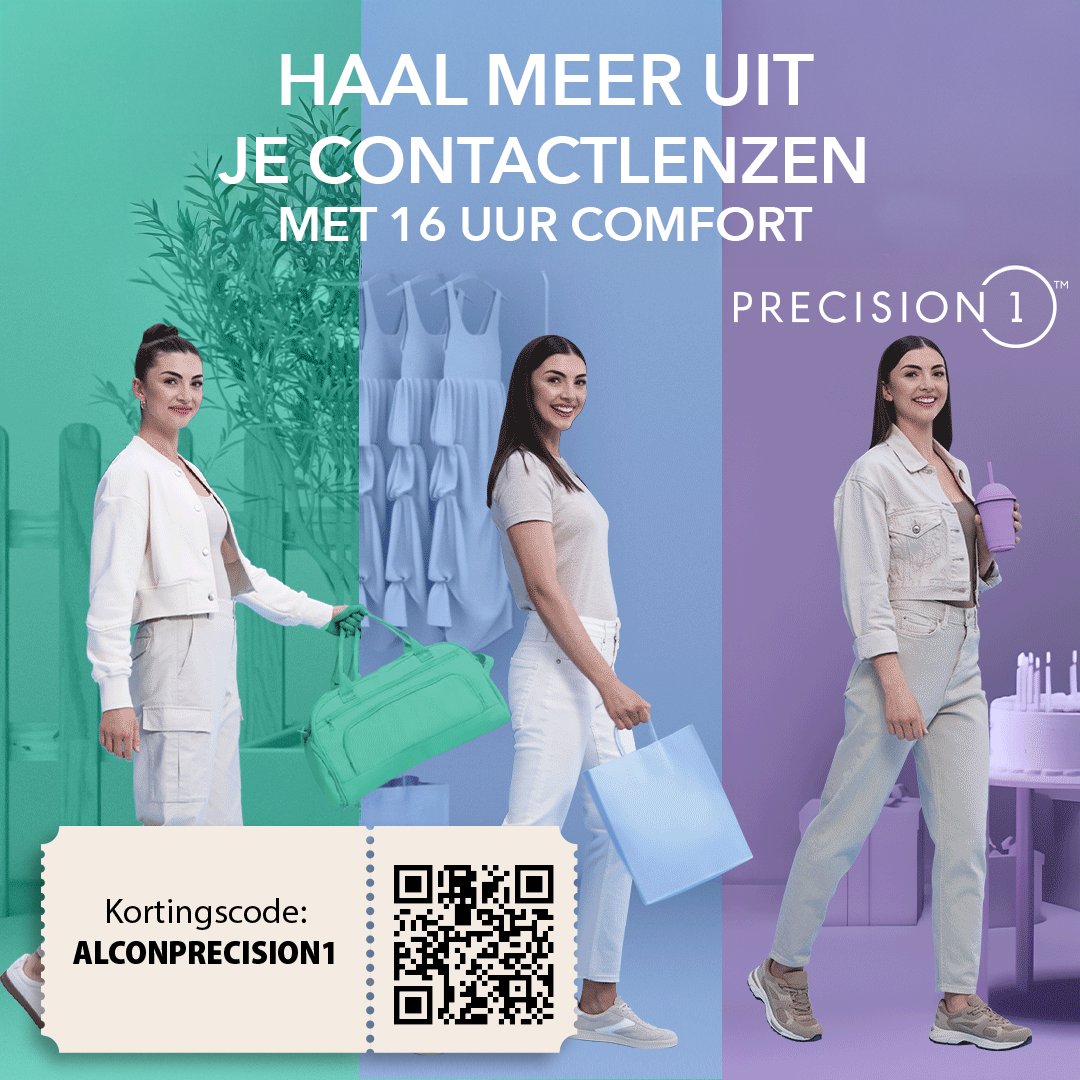 Lensdeal's tweet photo. Heb je PRECISION1™ daglenzen al geprobeerd? Ze bevatten meer dan 80% water aan het oppervlak, wat zorgt voor langdurig comfort en helder zicht tot wel 16 uur per dag.  https://t.co/hzOwMebVq2
#alcon #contactlenzen #daglenzen #lensdeal https://t.co/f2SwKaWy9O