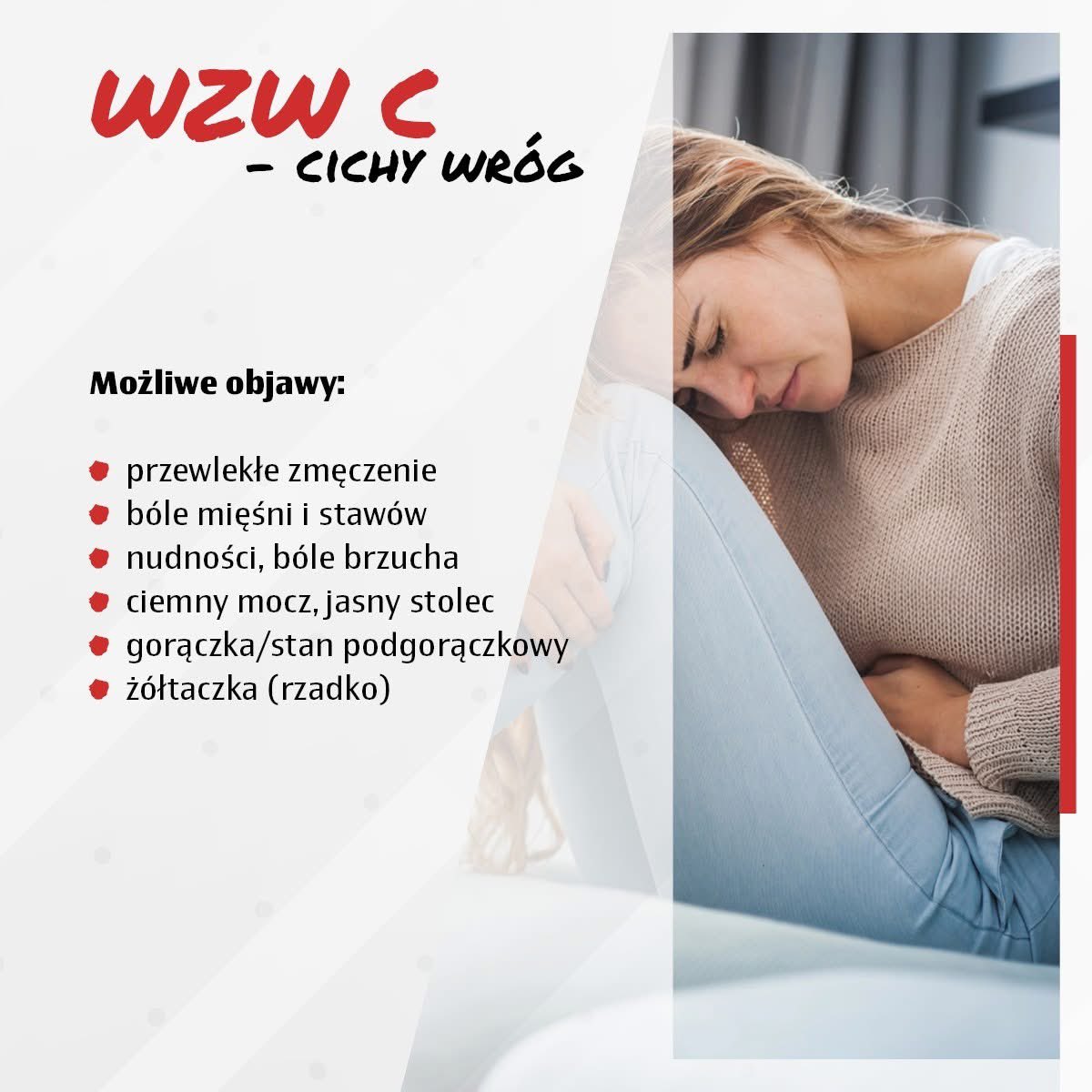 Międzynarodowy Dzień Walki z Wirusowym Zapaleniem Wątroby typu C. Bezpłatne, anonimowe i bez skierowania testy można wykonać w Punktach Konsultacyjno-Diagnostycznych aids.gov.pl/pkd/, 👉🏻 onkologia.gov.pl
#NarodowyPortalOnkologiczny   #NarodowaStrategiaOnkologiczna