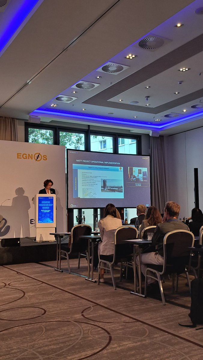 ESSPSAS's tweet image. ✨ Session 3 of the #EGNOSWorkshop2025 in Berlin – EGNOS SoL Assisted Service for Maritime Users (ESMAS) &amp;amp; Inland Waterways Applications

🎤 Guillermo Fernández Serrano (#ESSP) – ESMAS &amp;amp; IEC Maritime Receiver Standardization
 Explained that #ESMAS, already operational, is the…