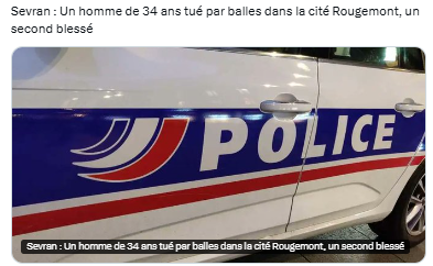 alliancepolice's tweet image. 💥 #Sevran, cité minée par les trafics : un homme exécuté, un autre blessé,#fusil à pompe retrouvé…
Toujours les mêmes quartiers, toujours les mêmes ravages.
Nos collègues luttent sans relâche face à cette spirale mortifère.
À quand l’électrochoc d’autorité ? 🤬