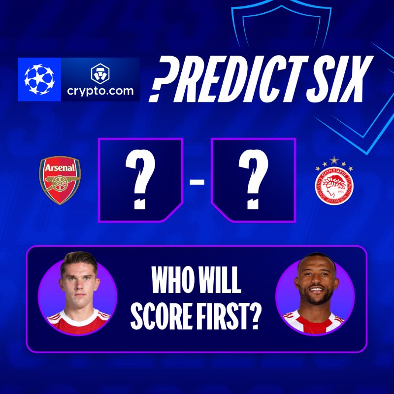 ChampionsLeague's tweet photo. Win an all-expenses-paid trip to the 2027 final plus €5,000 in CRO! 🏆🇪🇸

@cryptocom | #UCLpredictsix