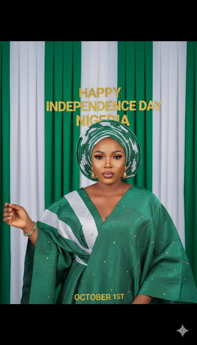 monikamicable's tweet photo. Happy New month Nigeria 
Thank God for bringing us this far
#zmdesigns 
#fblifestyle 
#AI 
#october
#HappyIndependenceDay 
#NigeriaIndependenceDay https://t.co/BGOdR6zUBt