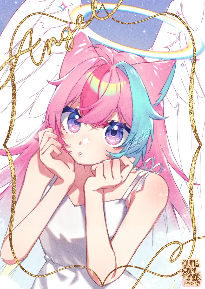 lunyatic_art's tweet photo. cutegirltober day 1 'Angel' 🪽

#oc #cutegirltober2025
#lunyatArt https://t.co/3GmxU4QXTj