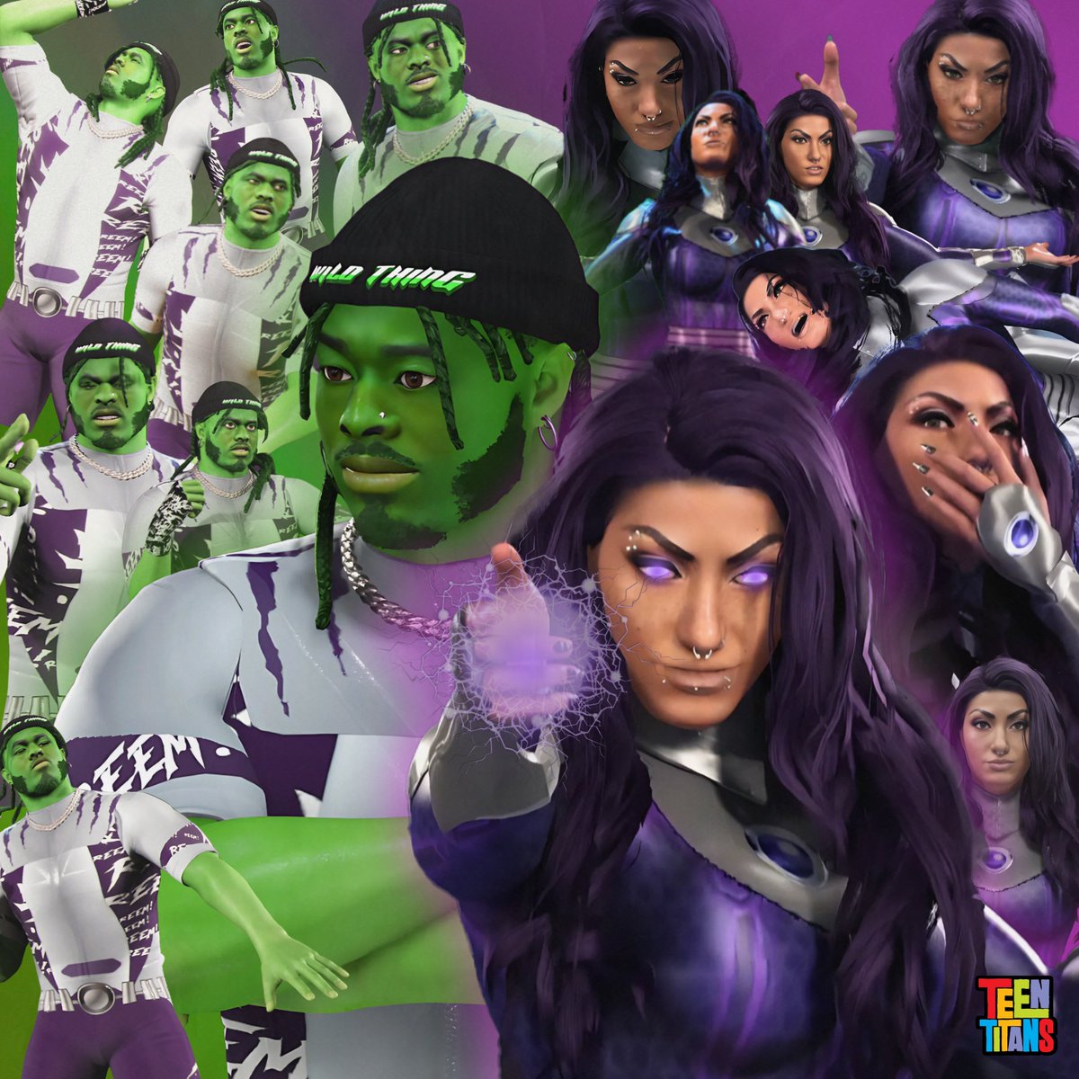 "𝐈 𝐦𝐚𝐲 𝐧𝐨𝐭 𝐛𝐞 𝐬𝐦𝐚𝐫𝐭 𝐞𝐧𝐨𝐮𝐠𝐡 𝐭𝐨 𝐤𝐧𝐨𝐰 𝐞𝐯𝐞𝐫𝐲𝐭𝐡𝐢𝐧𝐠, 𝐛𝐮𝐭 𝐈'𝐦 𝐝𝐮𝐦𝐛 𝐞𝐧𝐨𝐮𝐠𝐡 𝐭𝐨 𝐭𝐫𝐲 𝐚𝐧𝐲𝐭𝐡𝐢𝐧𝐠."

#TeenTitans x #WWE2K25 [feat. Maeve &amp; Remy]

(Orange &amp; Black Month #1)