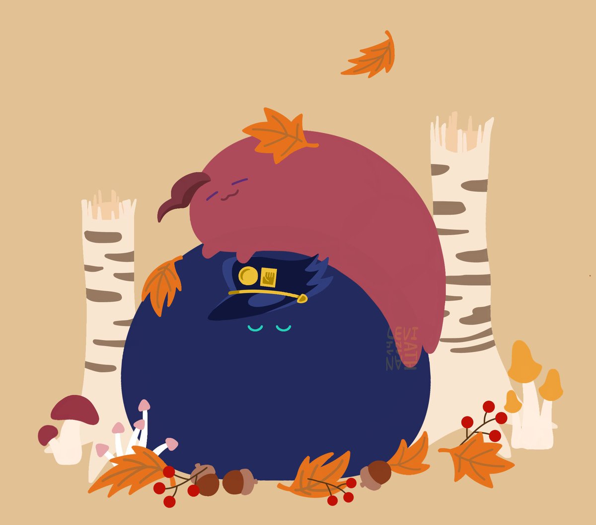 Sleepy season 😴🍂🍁

#承花 #jotakak #joka