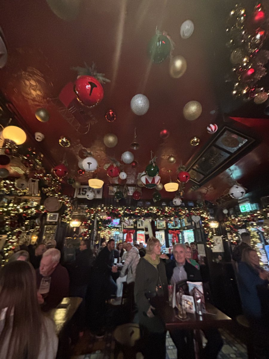 Xmas decorations up in the Temple Bar…. 1 October 🙄