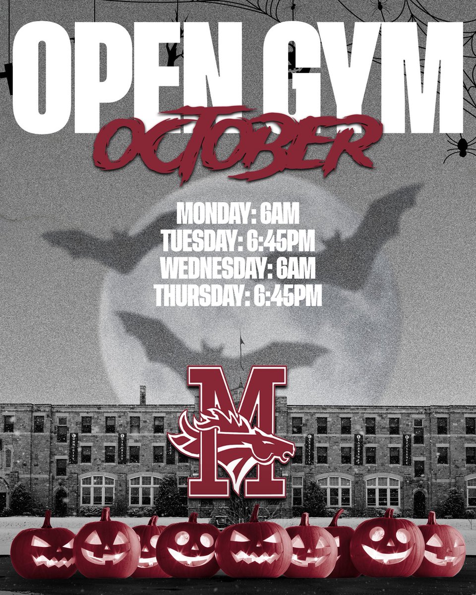 October Open Gym Schedule🎃

Colleges Coaches🏀🚨

#MacDuffieHoops