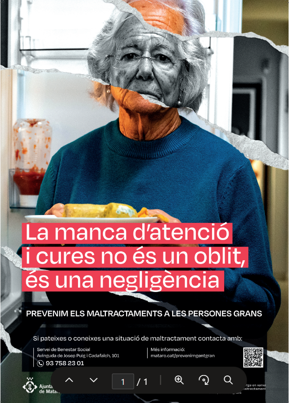 MataroCuida's tweet photo. Avui, en el DI de les #PersonesGrans ens fem ressò de la campanya de #PREVENIM de @matarocat #edatisme #CiutatAmigaPersonesGrans #MataróCiutatCuidadora
👉https://t.co/ldPIUfu9fI https://t.co/YPS7lFthAj