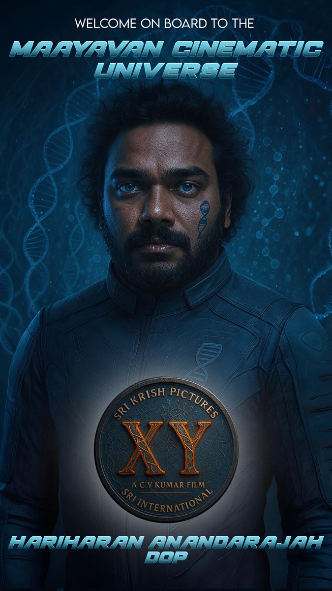 onlynikil's tweet photo. ✨🚀 Welcome to the Future! 🚀✨

We are thrilled to welcome #HariharanAnandarajah #SrikantKrishna @ponkathiresh @nsjegadeesan

On board the Maayavan Cinematic Universe – A universe where science meets destiny 🧬

A never-before-seen sci-fi saga that pushes the boundaries of imagination

🔗 #MaayavanCinematicUniverse
🔗 A @icvkumar Film 

@SKPOffl #SriInternationalMovies @varshinivenkat_ @praga_1330 @actressbrana @sheimour @Seramanisrithar
