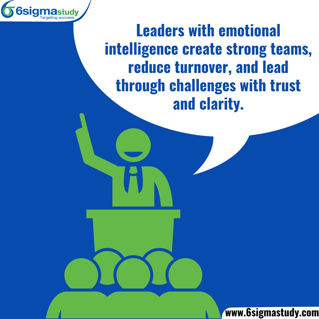 6sigmastudy's tweet photo. Emotional Intelligence: The Core of Leadership 🚀

Great leaders do more than manage—they inspire. Emotionally intelligent leaders foster trust, build strong and cohesive teams, and handle challenges with clarity and confidence. 

Learn more at: https://t.co/MloHO3BVSH https://t.co/cHsXICozmT