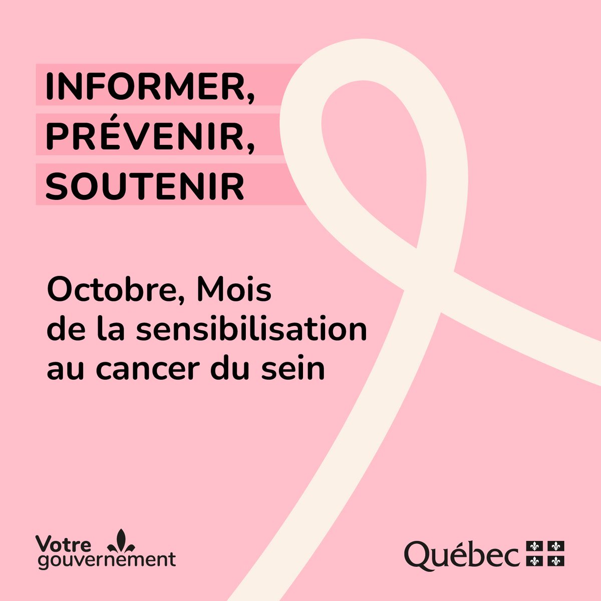 Octobre est le mois de la sensibilisation au cancer du sein.

Le dépistage précoce sauve des vies : il permet d’augmenter les chances de guérison et de réduire les traitements lourds. Cette démarche s’inscrit dans la continuité de la Stratégie nationale de prévention en santé