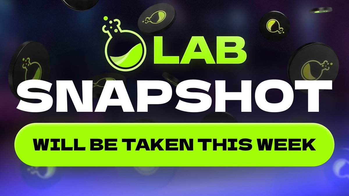 The countdown is on. Just a few days to the $LAB snapshot
 <a href="/LABtrade_/">LAB</a>  isn’t just another platform—it’s a lab where traders experiment, builders innovate, and the community decides the outcome.

No VC strings, no hollow promises. Just pure market action, gamified rewards, and a