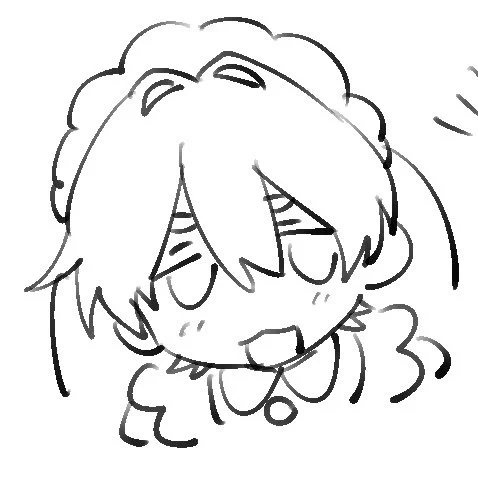 ゆるく描くともちもちしててかわいい 