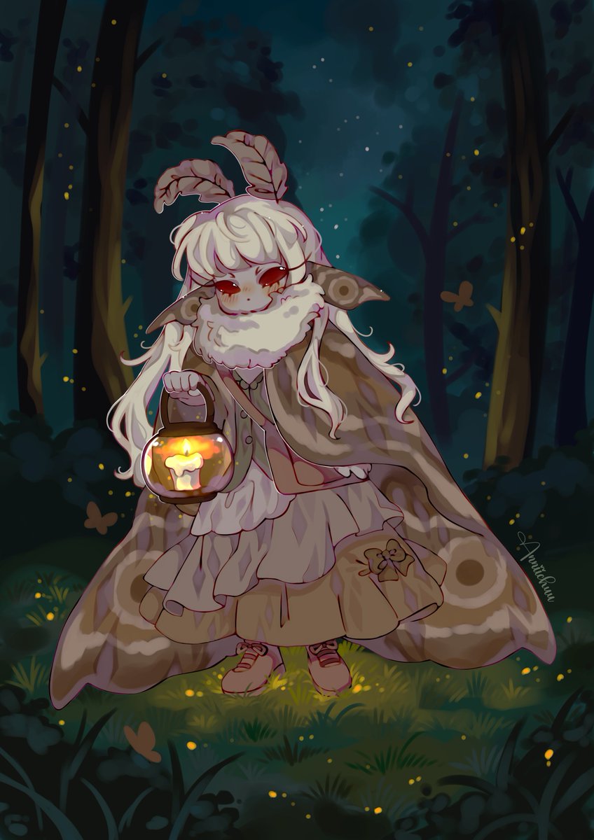 Anniichuu's tweet photo. Drawtober Day 1: Candlelit messenger 🕯️ #drawtober #drawtober2025 https://t.co/NtToN7IGMP