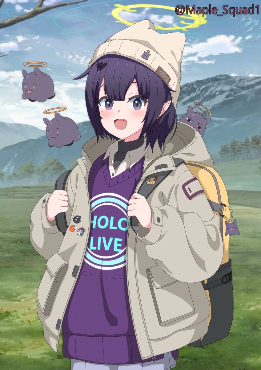Maple_Squad1's tweet photo. Hey Mari, You seem ready to camp to-, ok not a another, who are you?
Ina wearing Camp Maki Uniform
#HololiveEN #TAKOTIME #Inacademy #hololive #BlueArchive #Maki #inART https://t.co/lpjWQUonsi