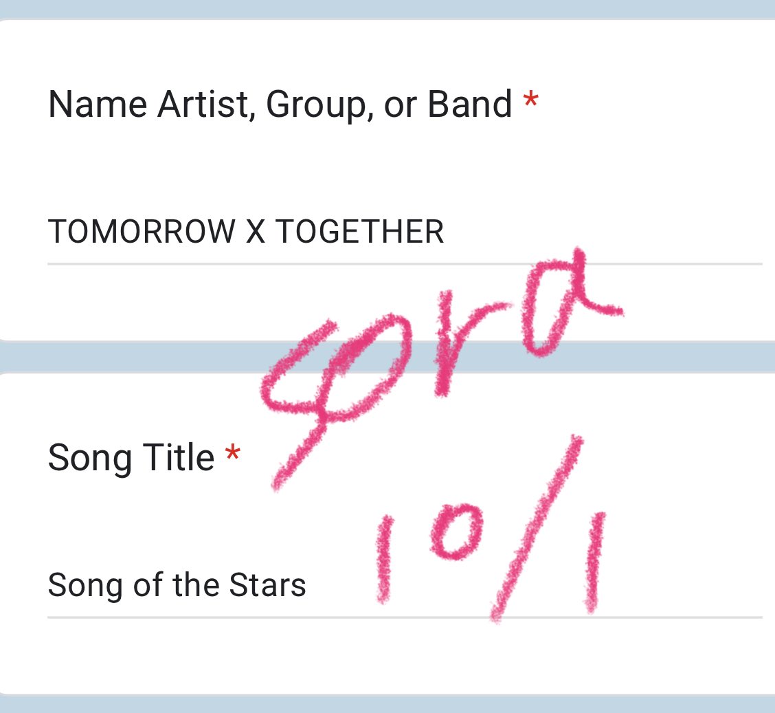 sora_txtgyu's tweet photo. #OKAsia 📻✨
今週は星の詩をリクエストしています☺️

コピペ用
TOMORROW X TOGETHER
Song of the Stars

#MOAisONE #MO4TXT
#TOMORROW_X_TOGETHER 
#SongOfTheStars 
#TXTラジオリクエスト https://t.co/elPXi72mhj