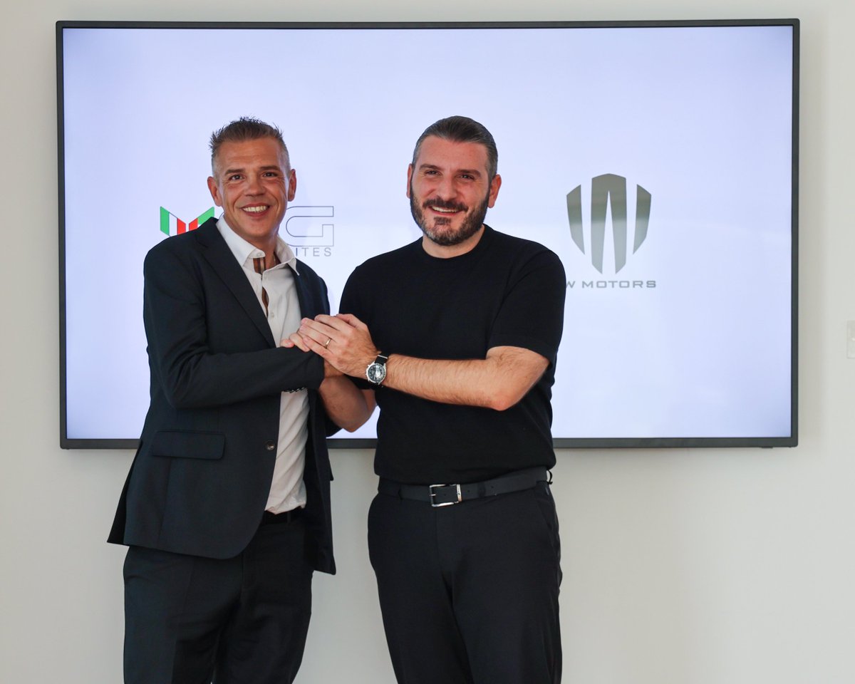 WMotors's tweet photo. We’re proud to partner with G&amp;G Compositi, Italian leaders in composites &amp; carbon fiber manufacturing. Operating from W Motors HQ Dubai, their expertise will drive advanced composites production to support both W Motors projects and wider regional needs.

#WMotors #GGCompositi https://t.co/6YhqPPWRKT