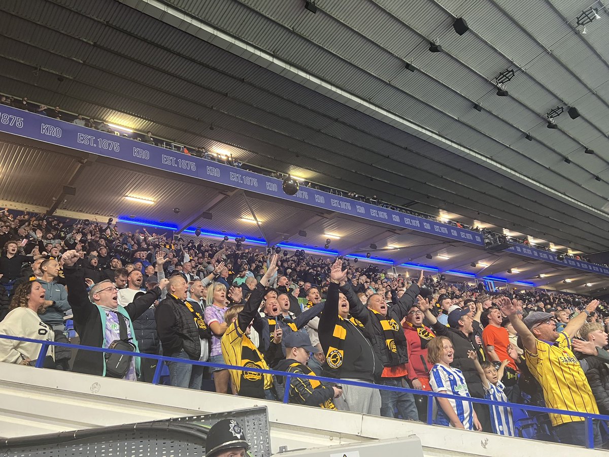c_roath's tweet photo. @swfc Credit to Owls fans last night, didn't stop all game, https://t.co/bijINZDRdh
